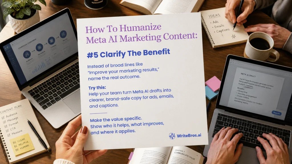 How to Humanize Meta AI Marketing Content