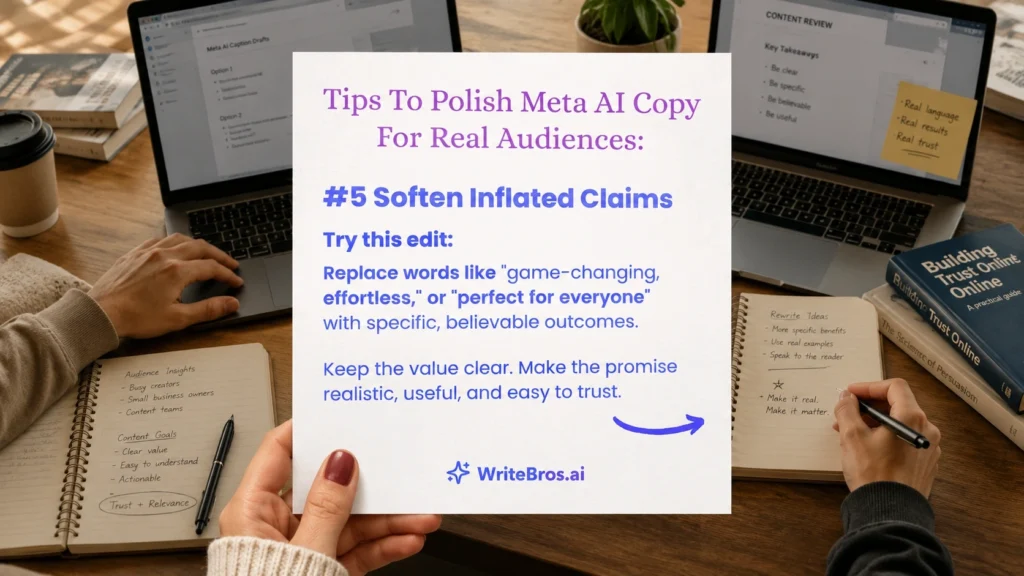 How to Polish Meta AI Copy for Real Audiences