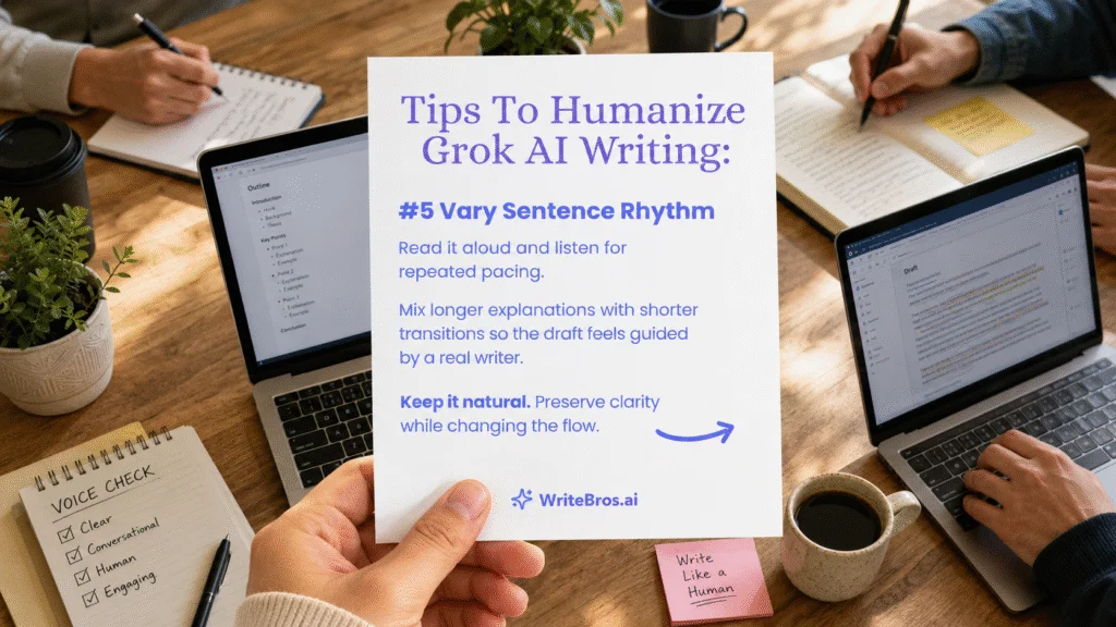 How to Humanize Grok AI Writing