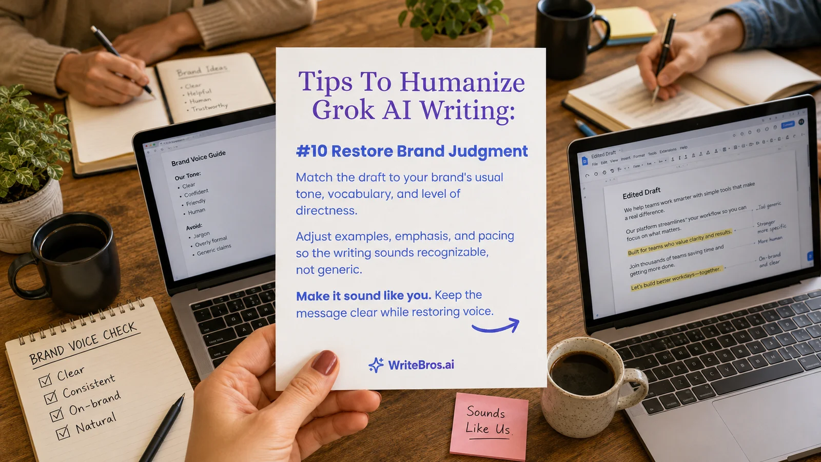 How to Humanize Grok AI Writing