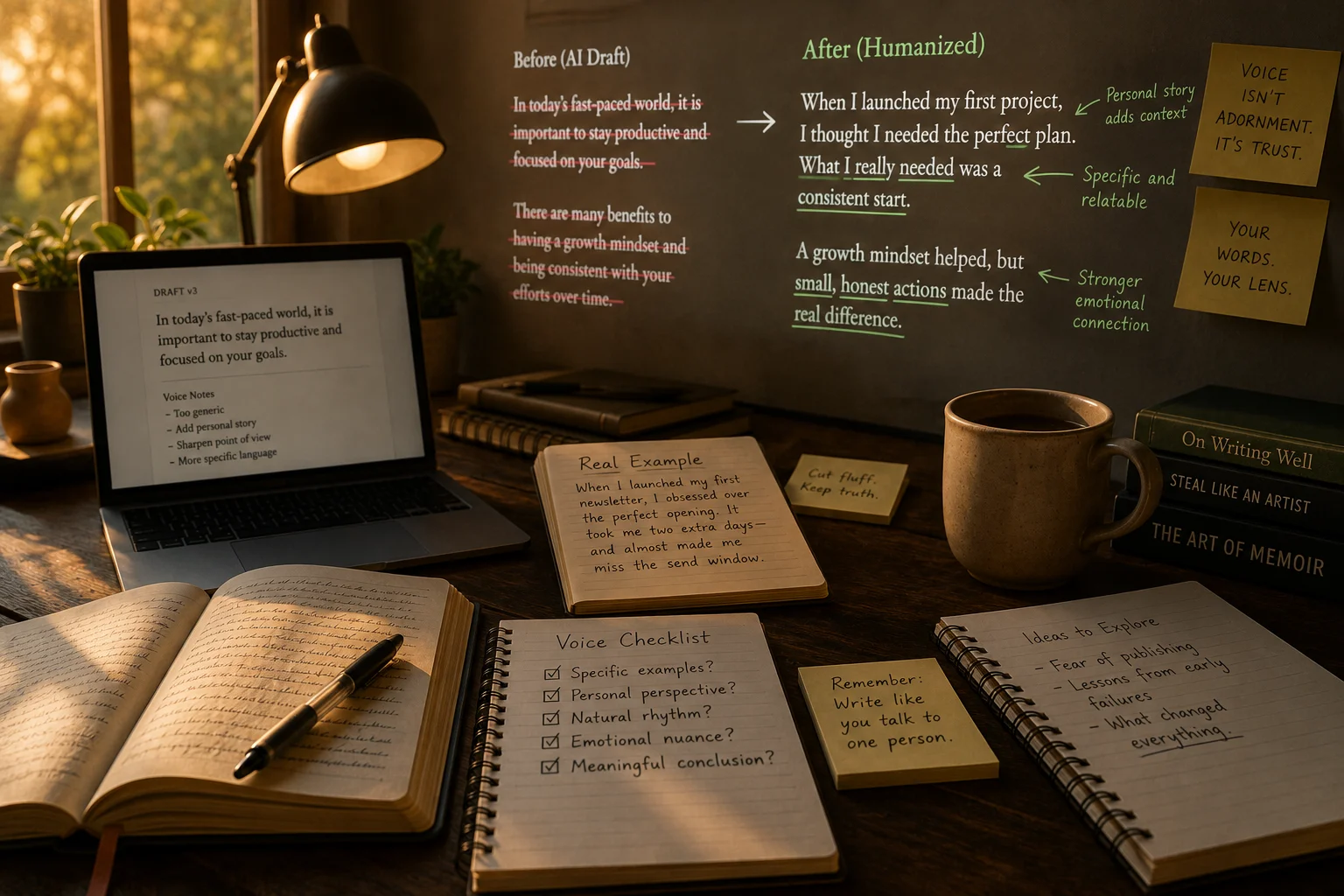 How to Maintain Human Voice in AI-Assisted Writing: 15 Authenticity Safeguards