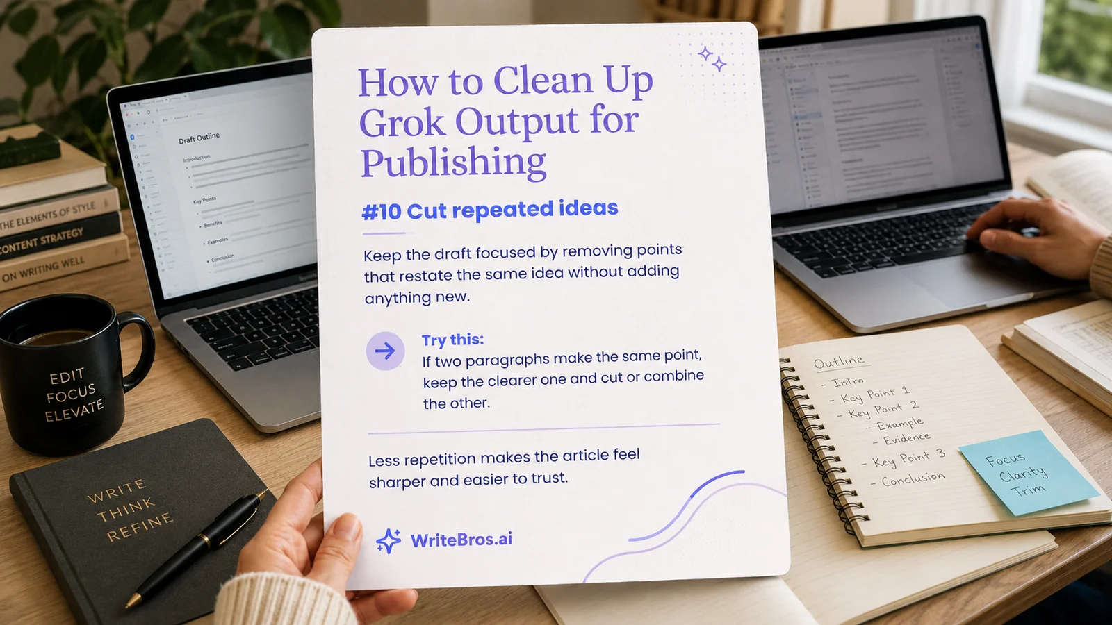 How to Clean Up Grok Output for Publishing