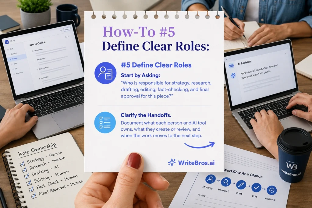 How to Build Human-AI Collaborative Writing Workflows