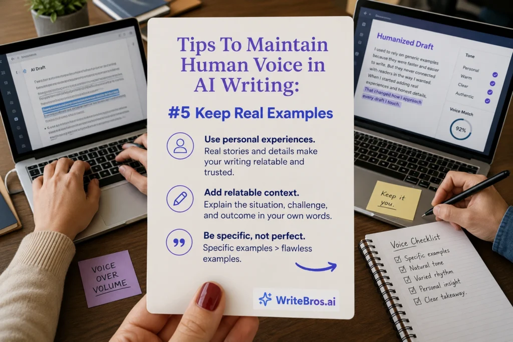 How to Maintain Human Voice in AI-Assisted Writing