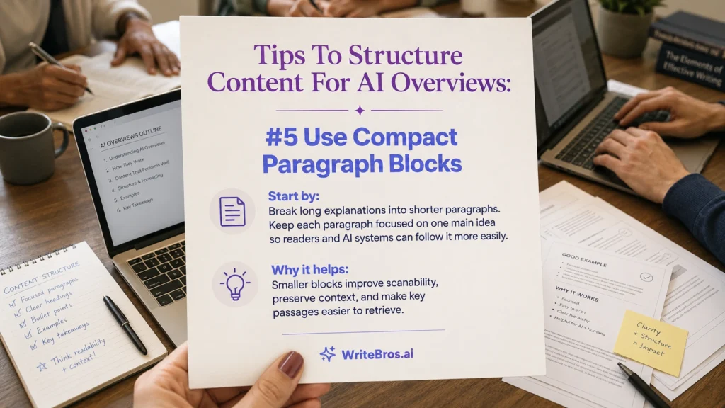 How to Structure Content for AI Overviews