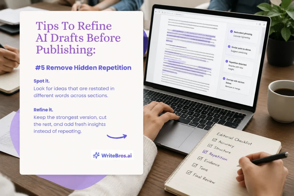 How Teams Refine AI Drafts Before Publishing