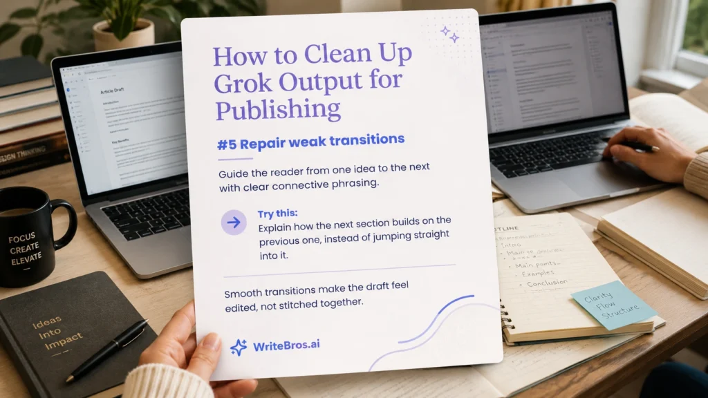 How to Clean Up Grok Output for Publishing