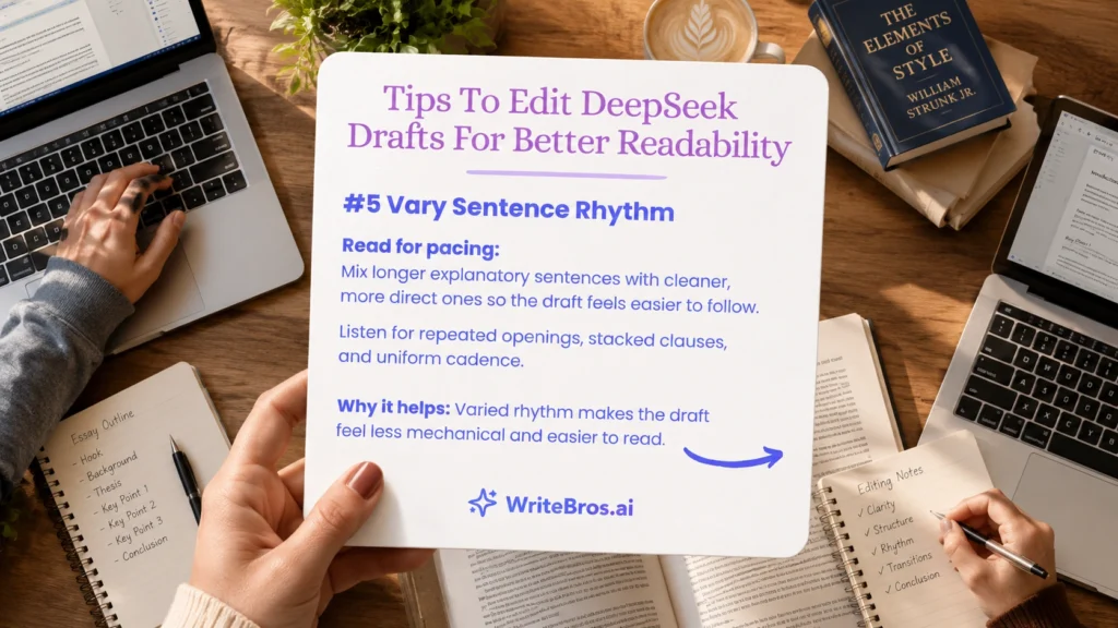 How to Edit DeepSeek Drafts for Better Readability
