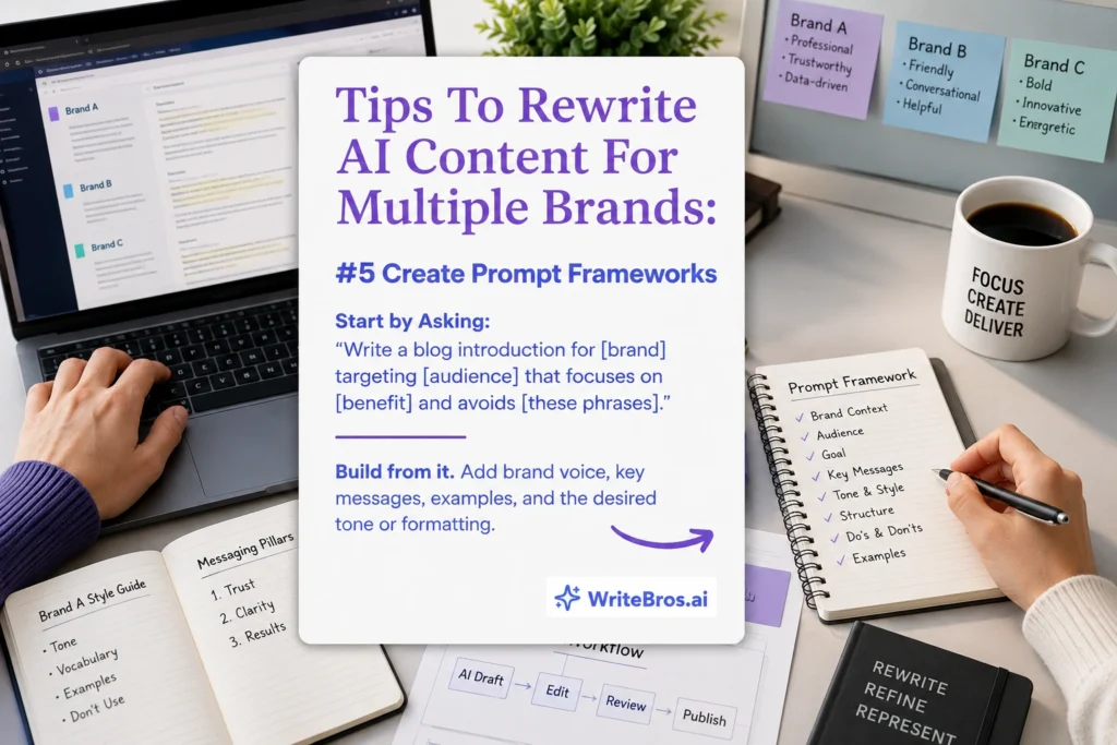 How to Rewrite AI Content for Multiple Client Brands