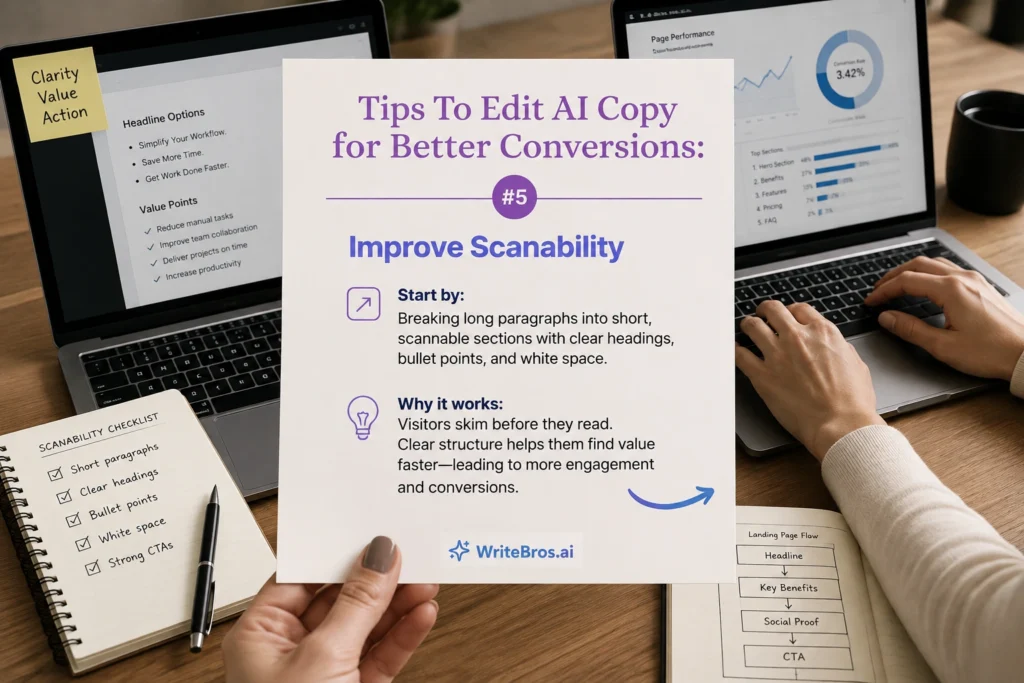 How to Edit AI-Generated Website Copy for Conversions