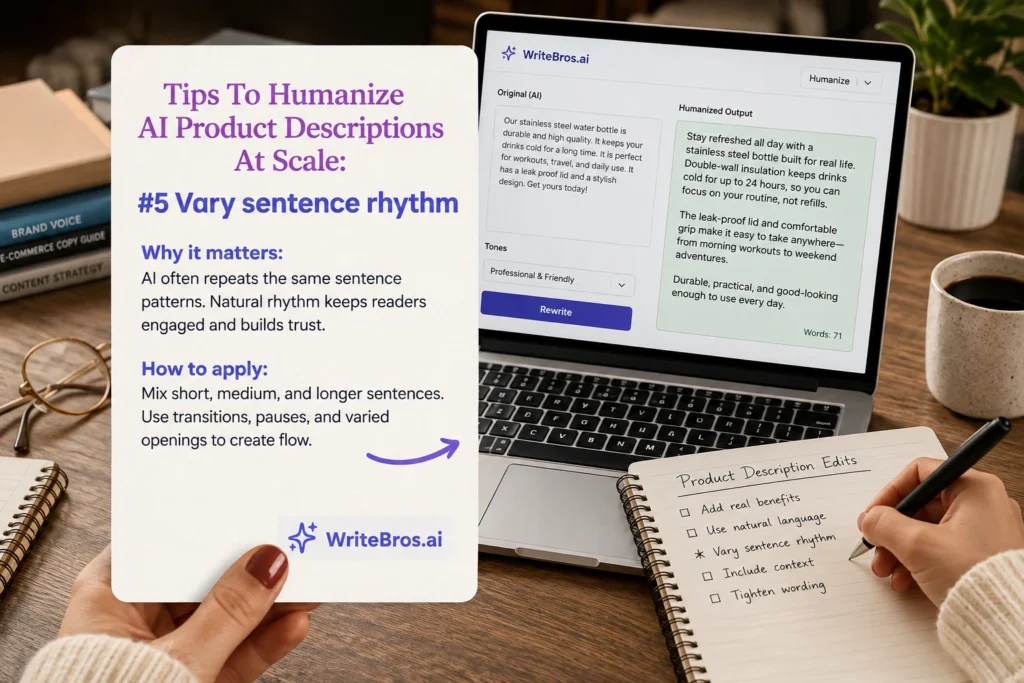 How to Humanize AI Product Descriptions at Scale