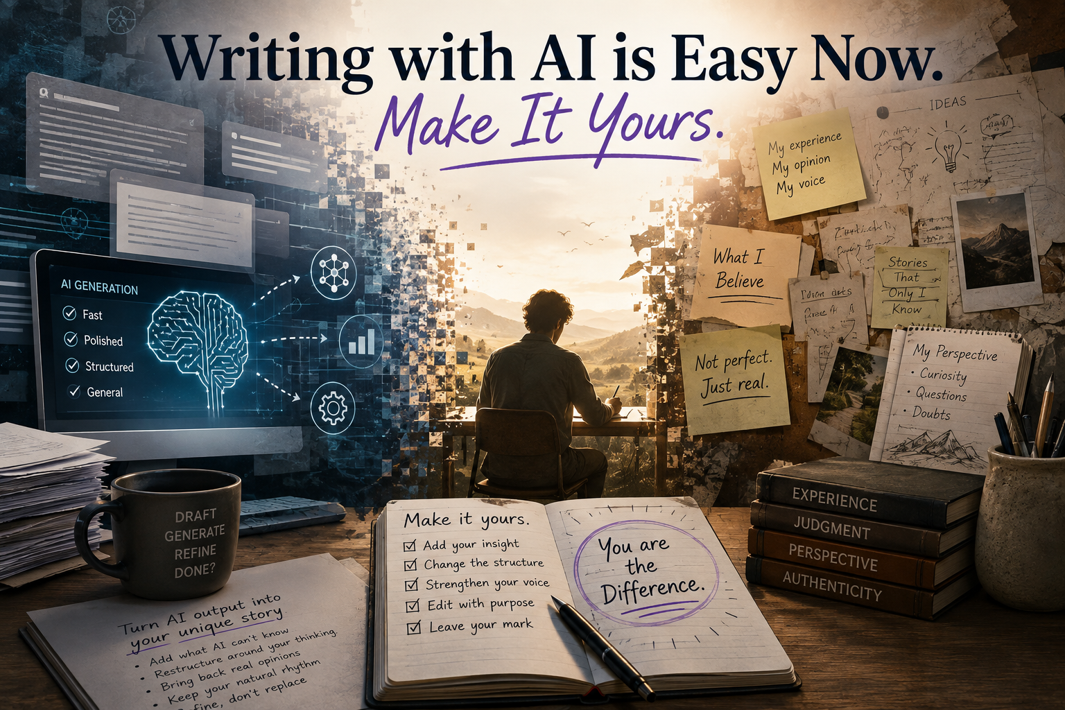 Writing With AI Is Easy Now. Here Are 5 Ways to Make the Result Your Own