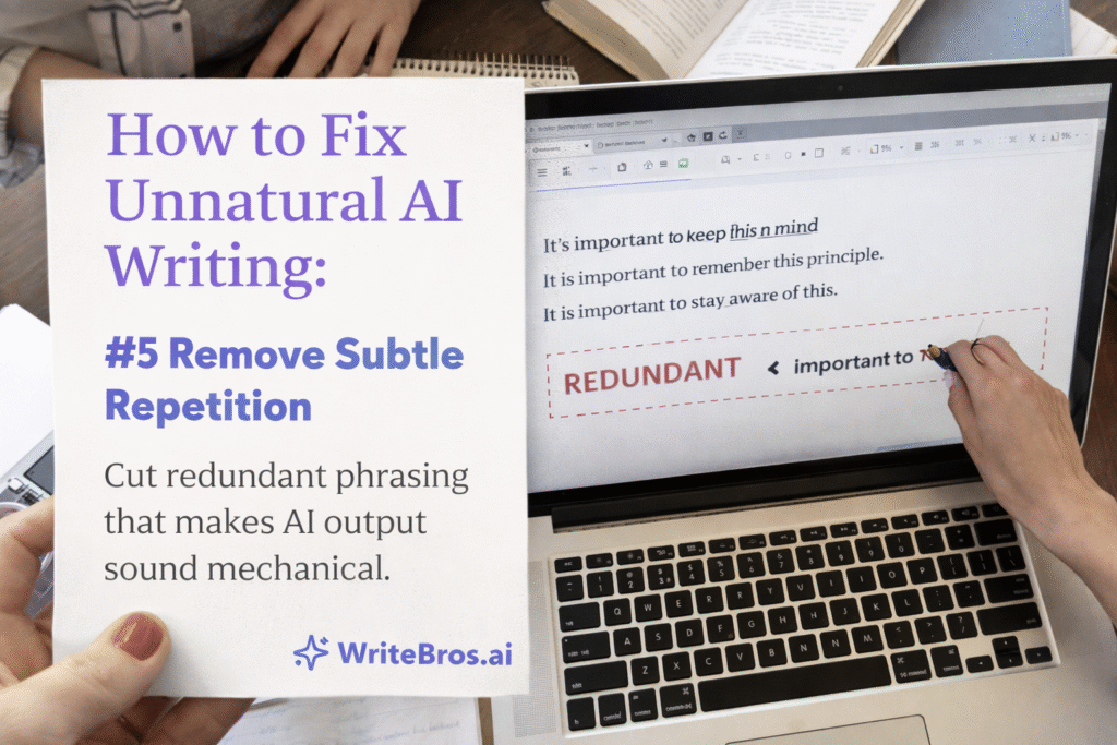 How to Fix Unnatural AI Writing