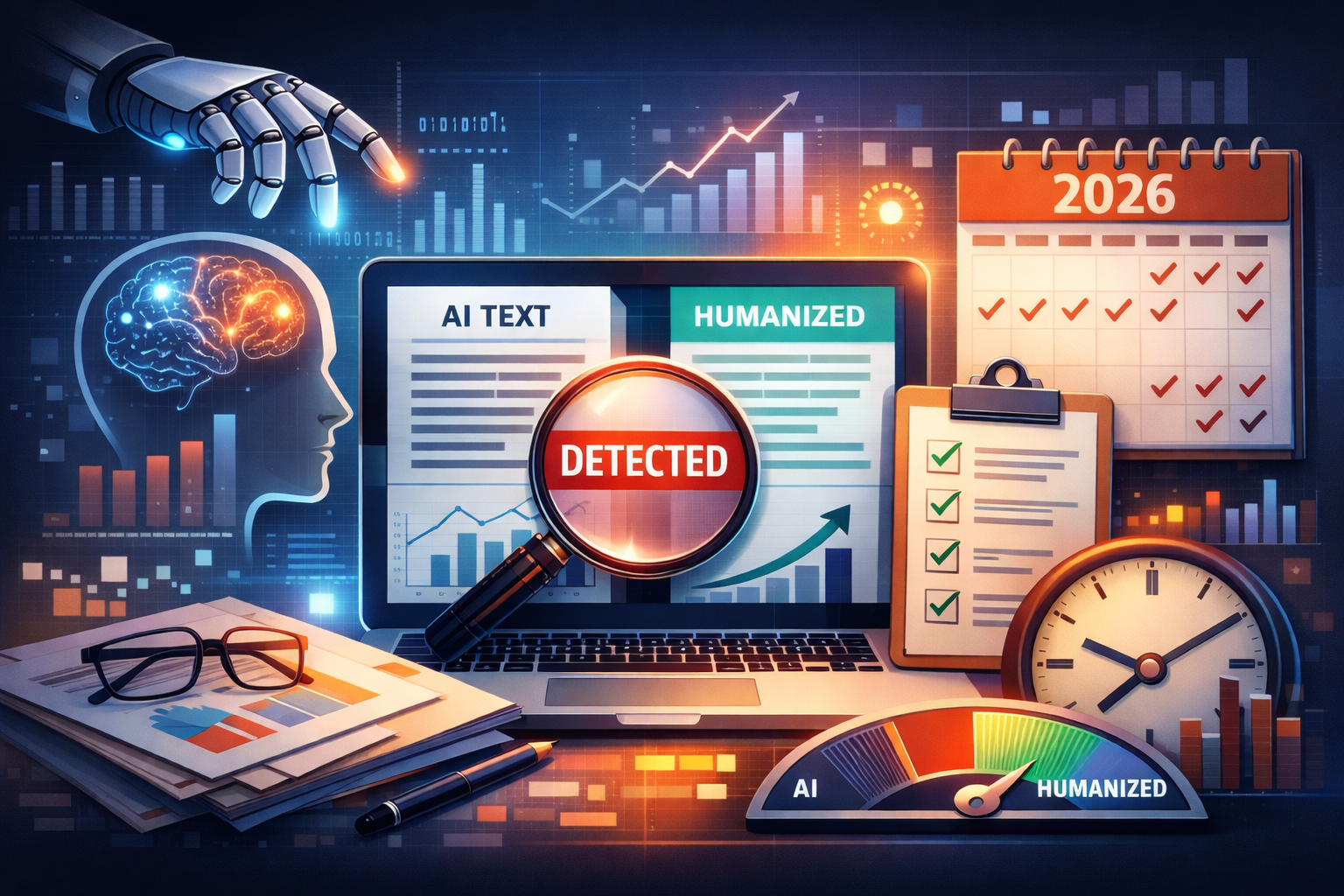 AI Writing Humanization Success Rates: Top 20 Benchmarks to Know in 2026