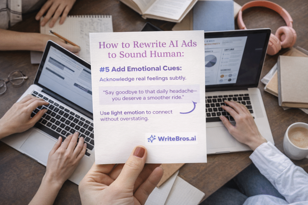 How to Rewrite AI Ads to Sound Human