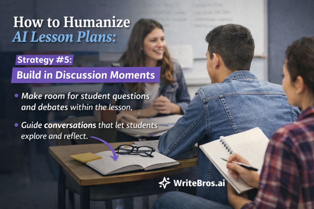How to Humanize AI Lesson Plans