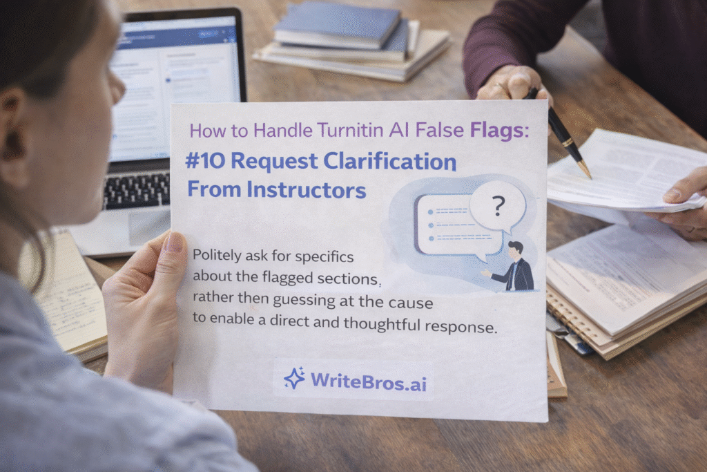 How to Handle Turnitin AI False Flags