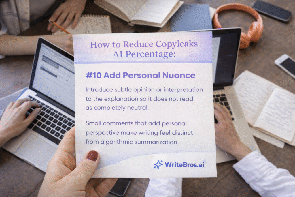 How to Reduce Copyleaks AI Percentage