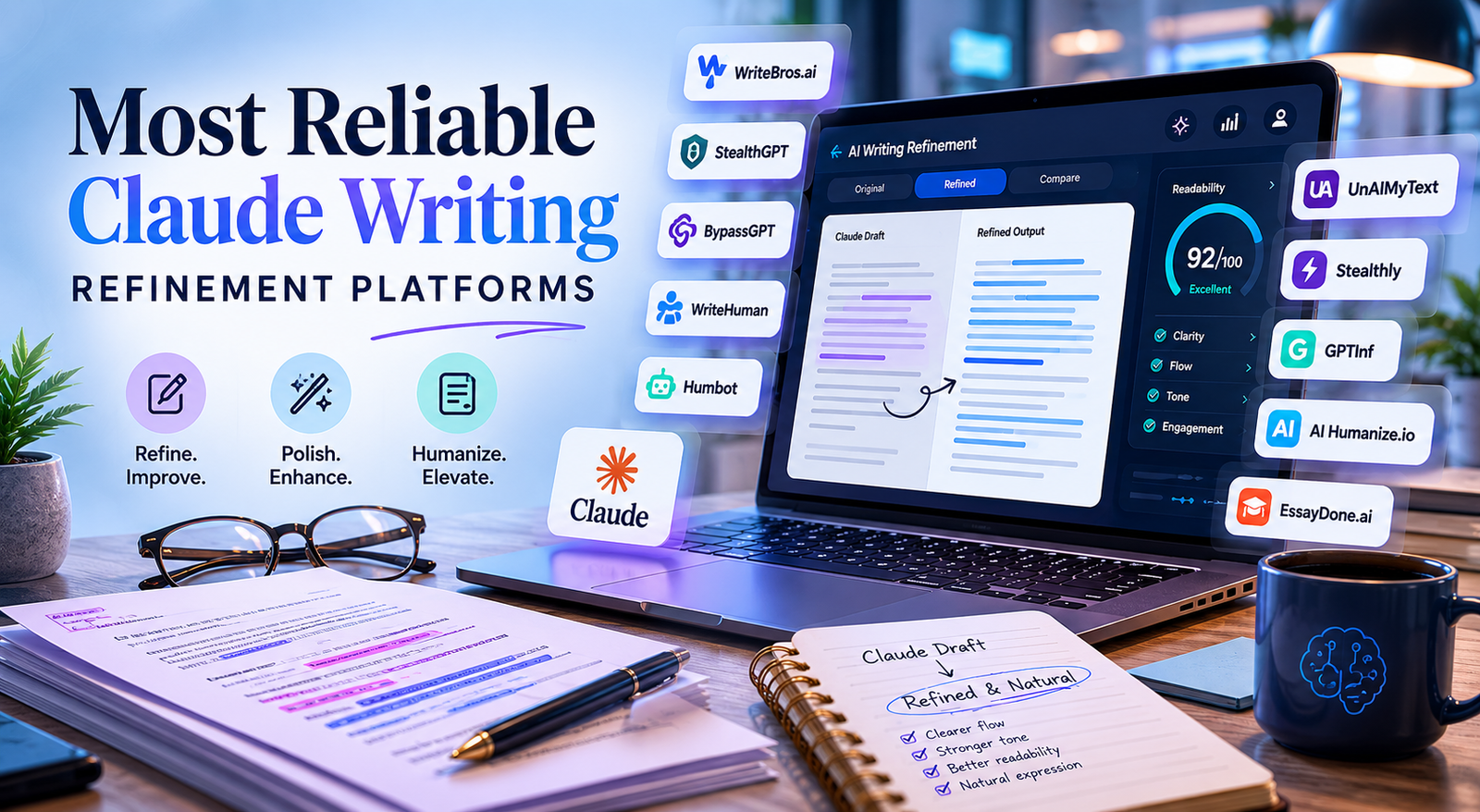 10 Most Reliable Claude Writing Refinement Platforms in 2026