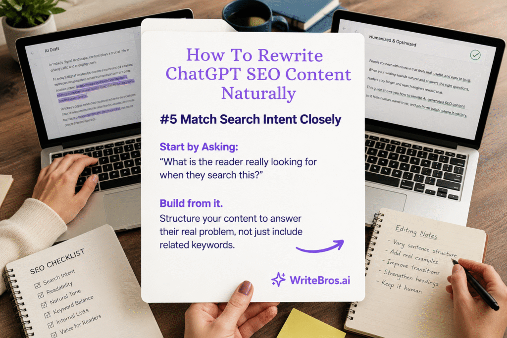 How to Rewrite ChatGPT SEO Content Naturally