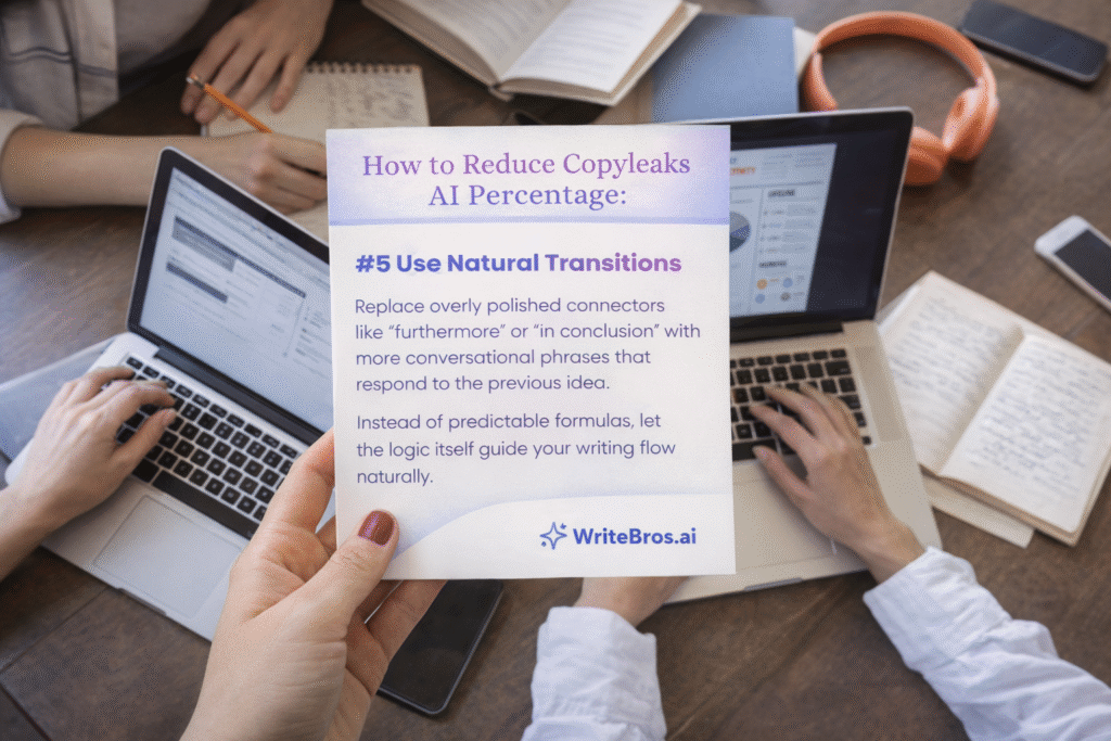 How to Reduce Copyleaks AI Percentage