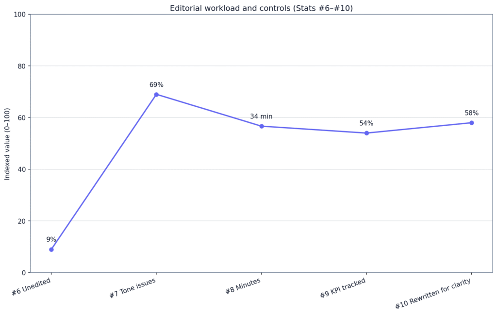 Percentage of AI Text Edited by Humans