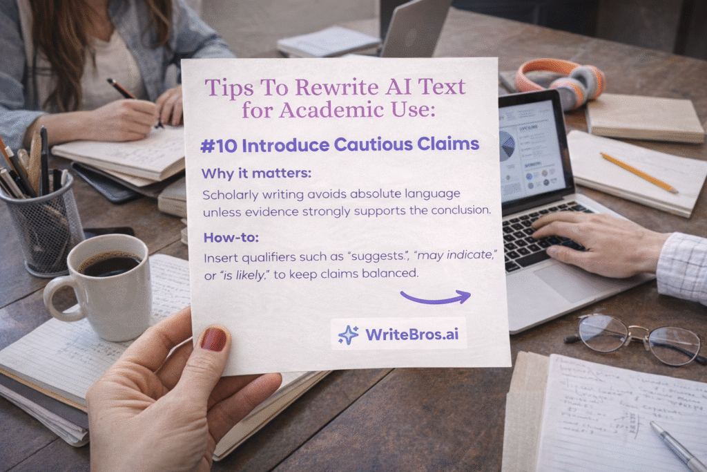 How to Rewrite AI Text for Academic Use