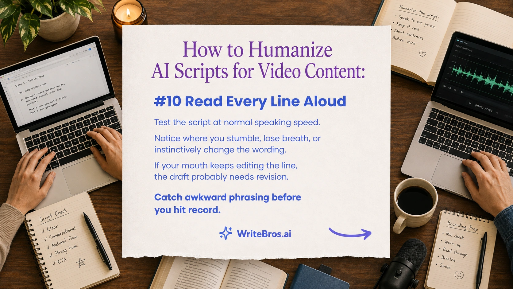 How to Humanize AI Scripts for Video Content