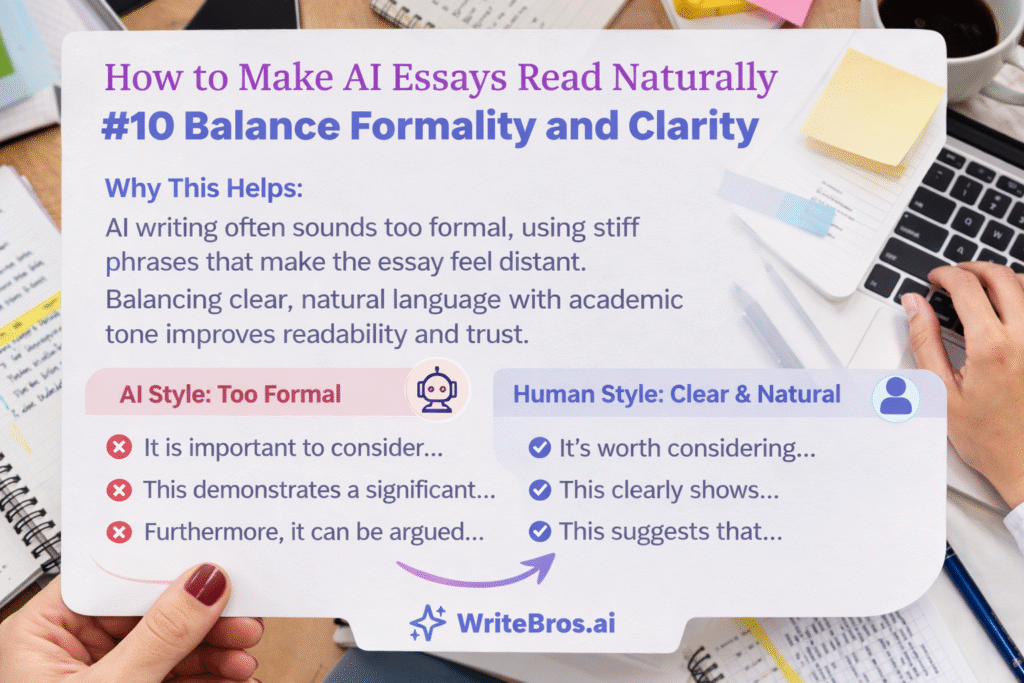How to Make AI Essays Read Naturally