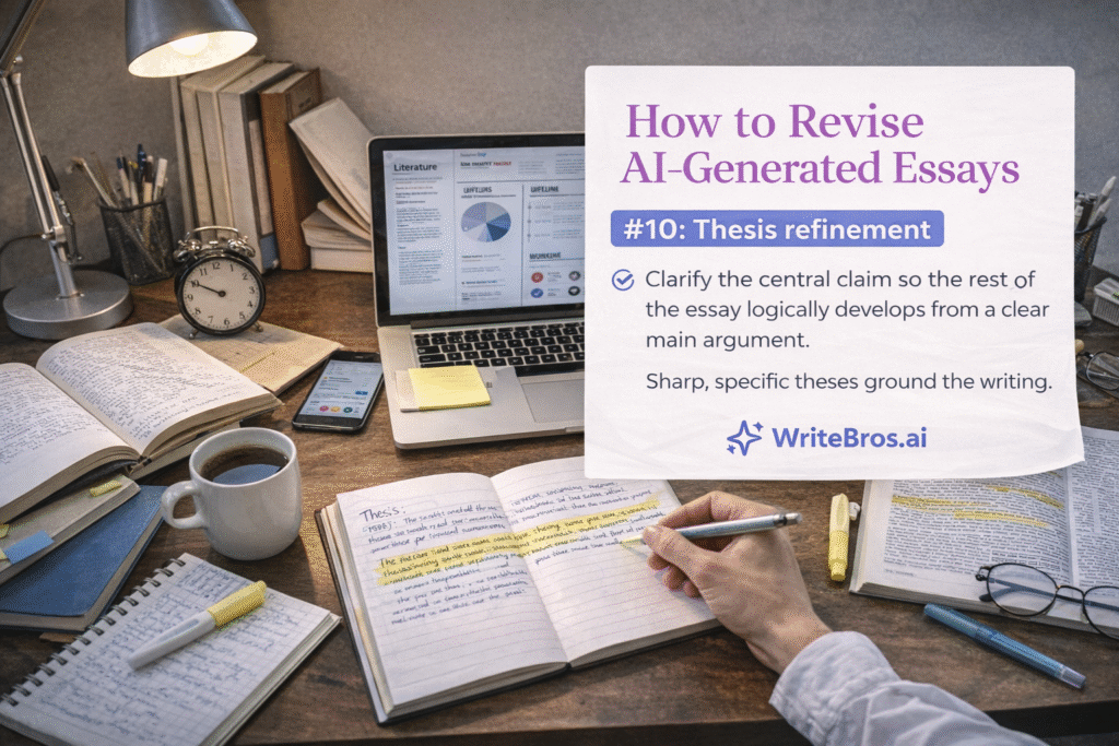 How to Revise AI-Generated Essays
