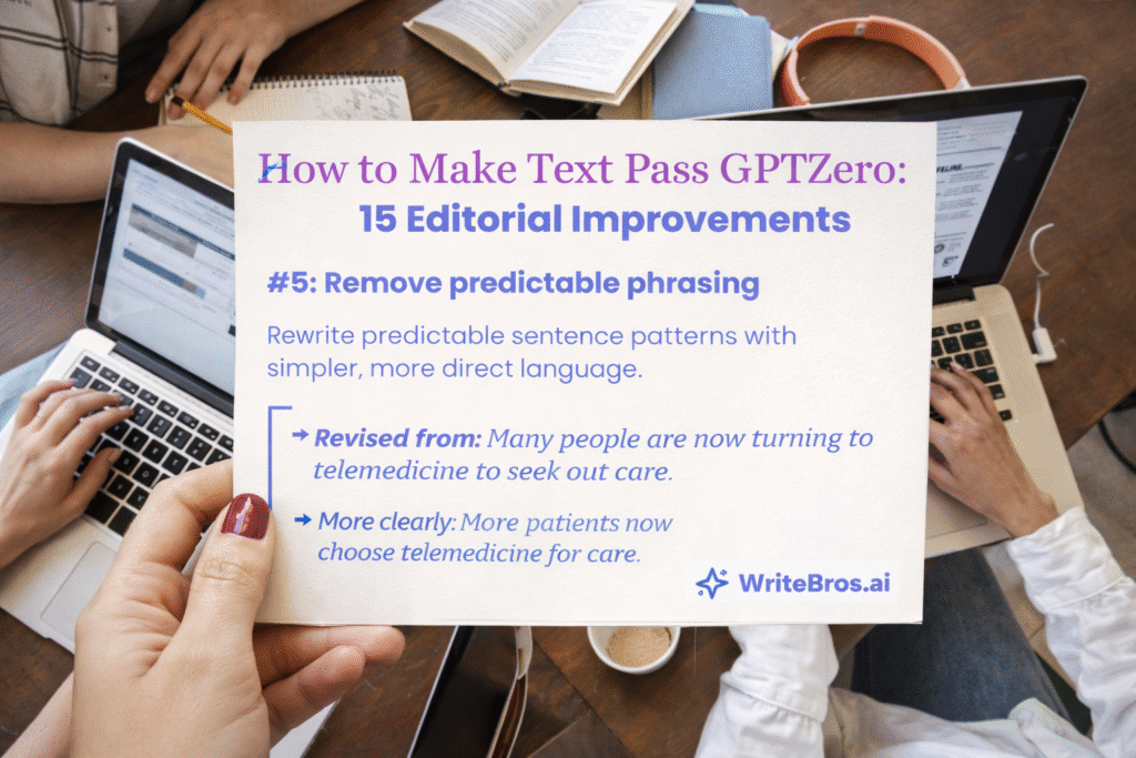 How to Make Text Pass GPTZero