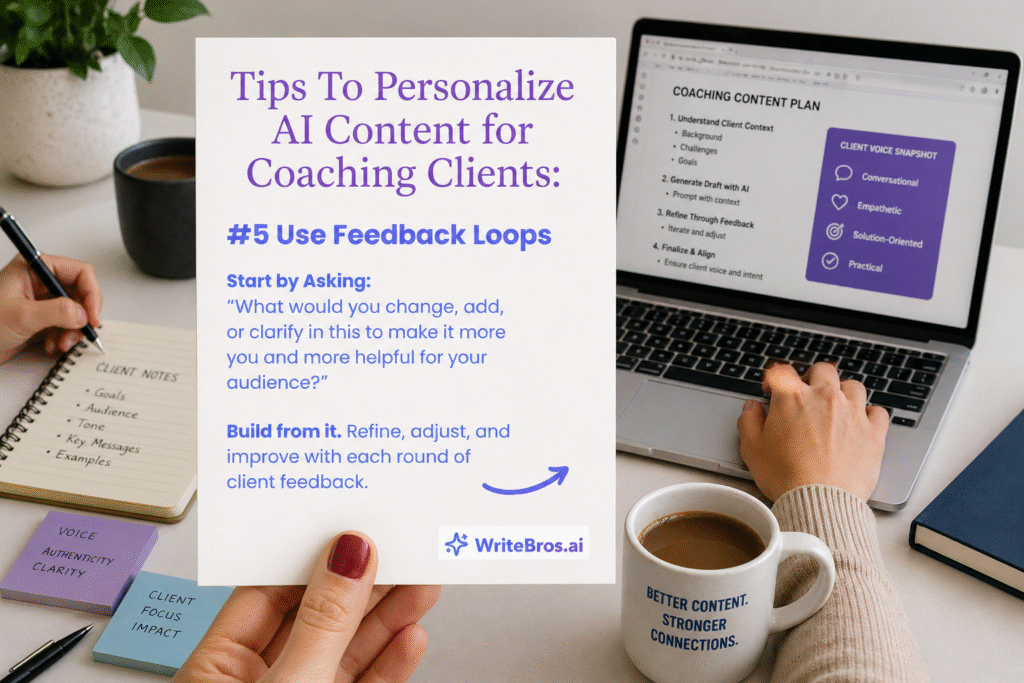 How Coaching Programs Personalize AI-Generated Content