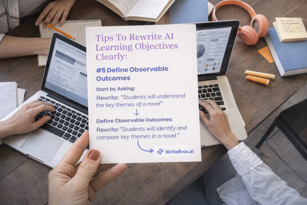 How to Rewrite AI Learning Objectives Clearly