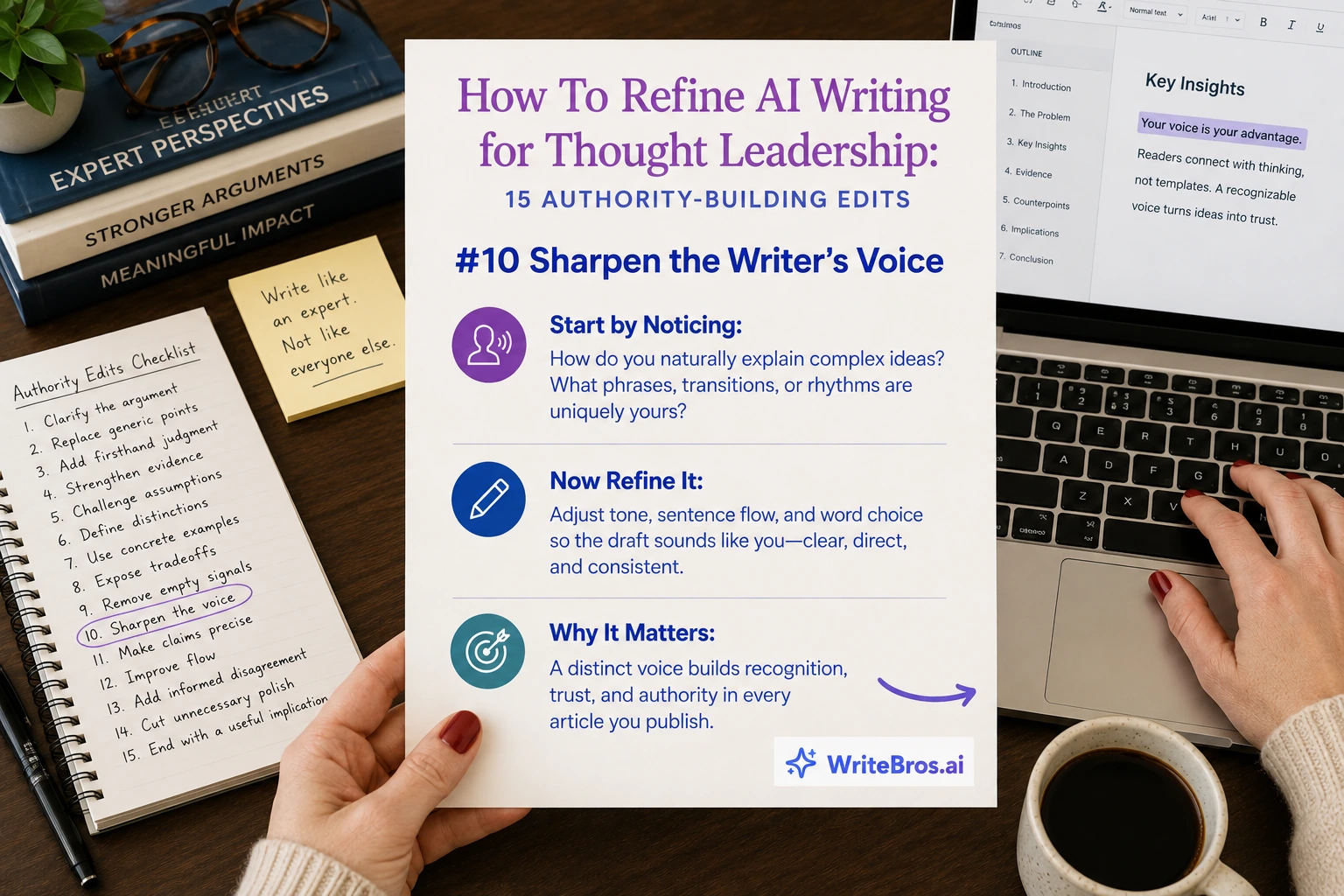 How to Refine AI Writing for Thought Leadership Content