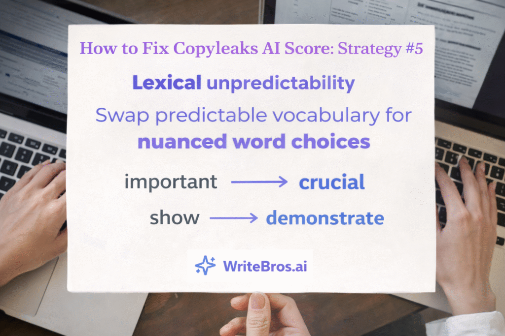 How to Fix a Copyleaks AI Score