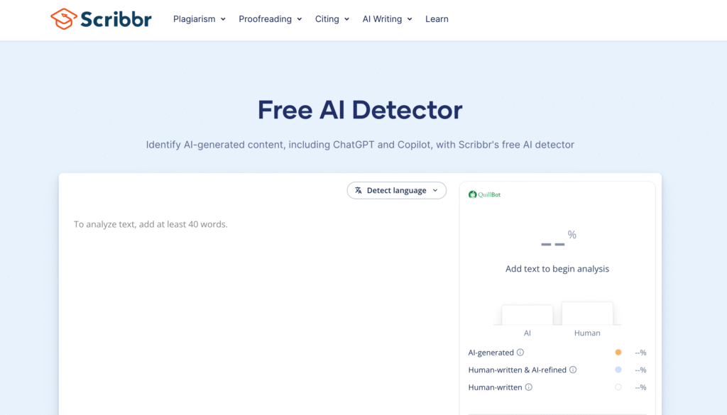 Scribbr AI Detector Review