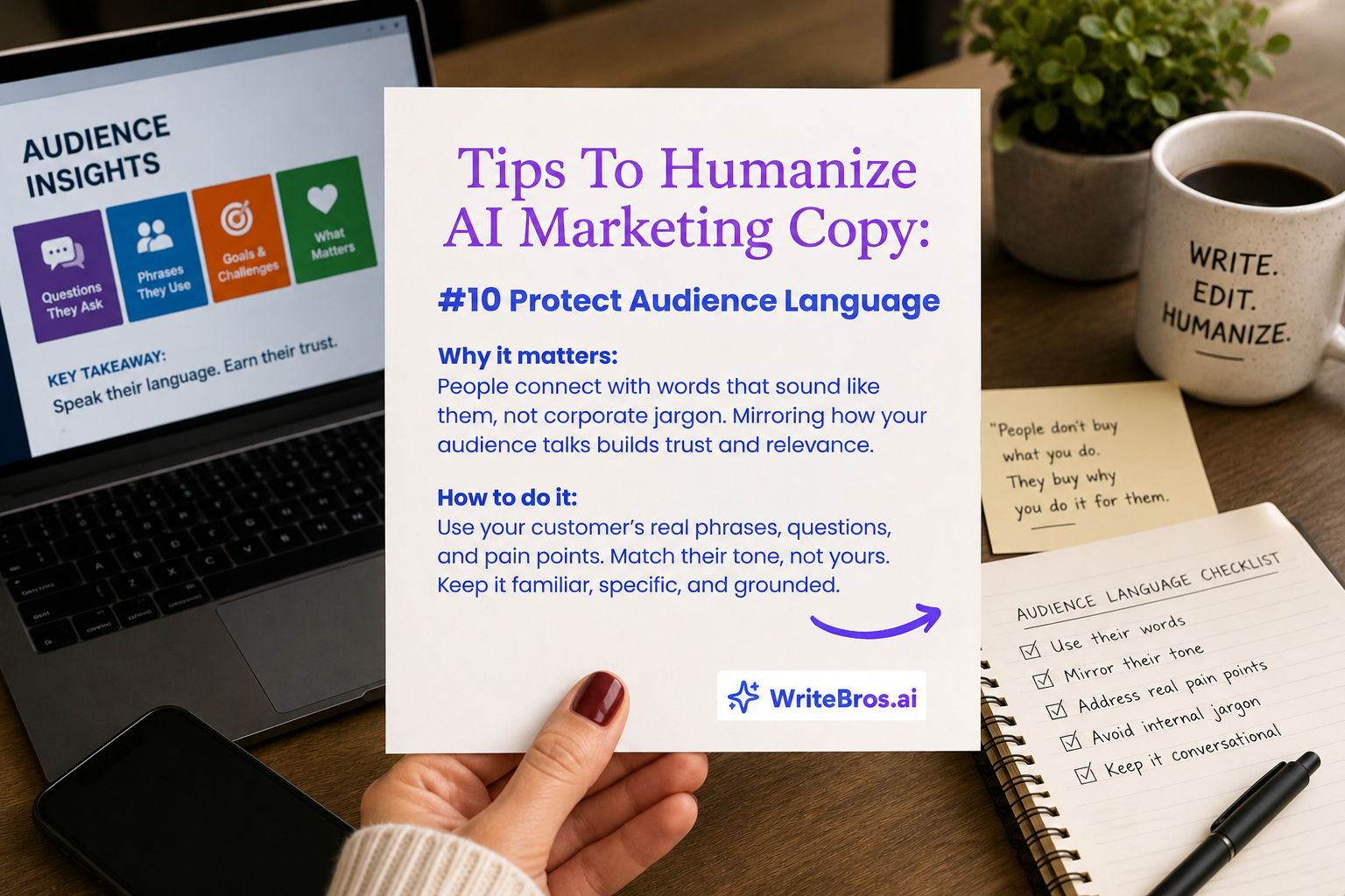 How to Humanize ChatGPT Marketing Copy