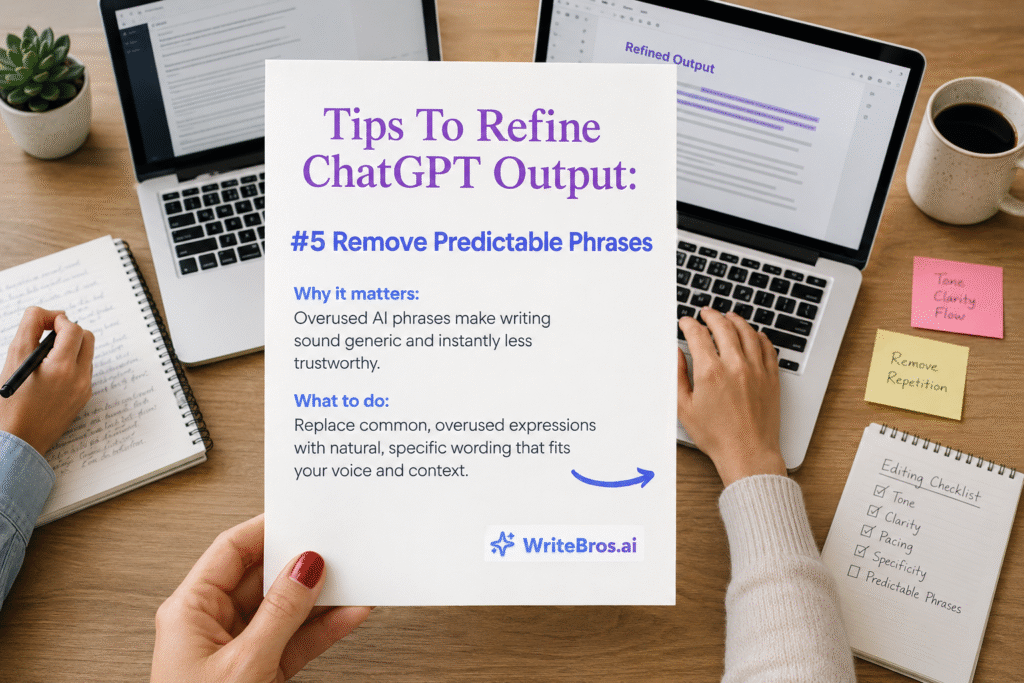 How to Refine ChatGPT Output for Human-Like Writing