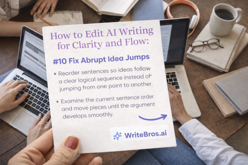 How to Edit AI Writing for Clarity and Flow