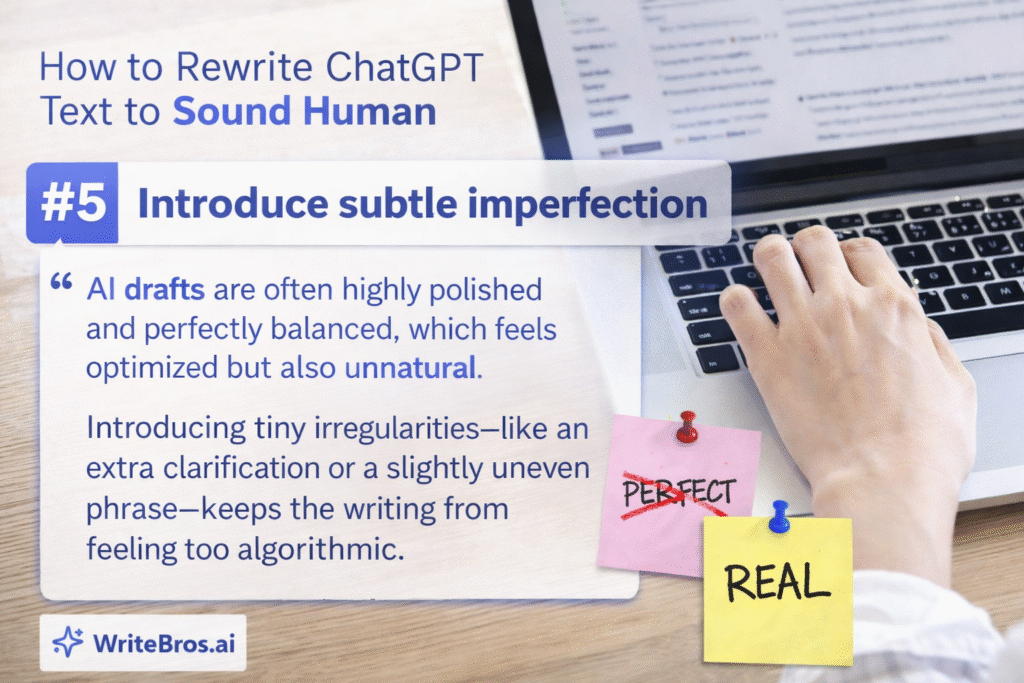 How to Rewrite ChatGPT Text to Sound Human