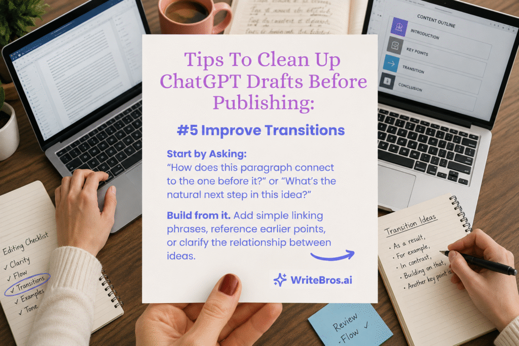 How to Clean Up ChatGPT Drafts Before Publishing