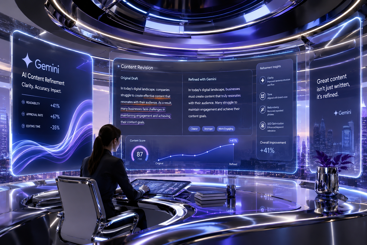 Gemini AI Content Refinement Statistics: Top 20 Humanization Insights