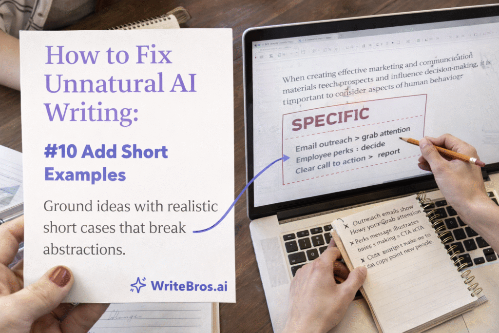 How to Fix Unnatural AI Writing