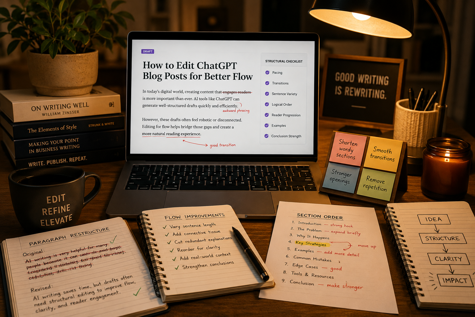How to Edit ChatGPT Blog Posts for Better Flow: 15 Structural Enhancements
