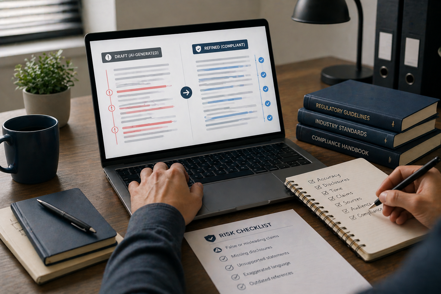 How to Rewrite AI Content for Compliance-Heavy Industries: 15 Risk-Aware Edits