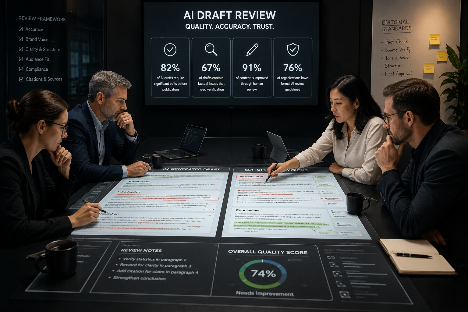AI Draft Review Statistics: Top 20 Publishing Quality Insights