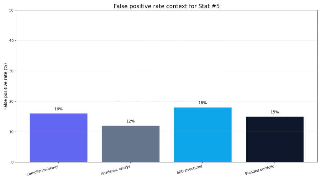 Copyleaks False AI Detection Statistics