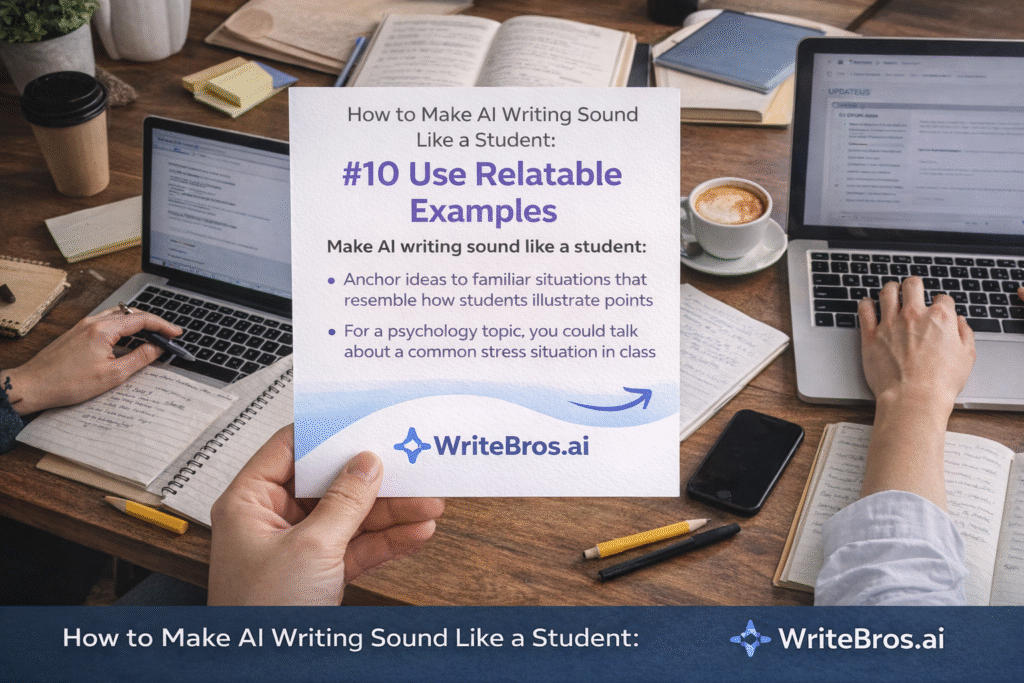 How to Make AI Writing Sound Like a Student