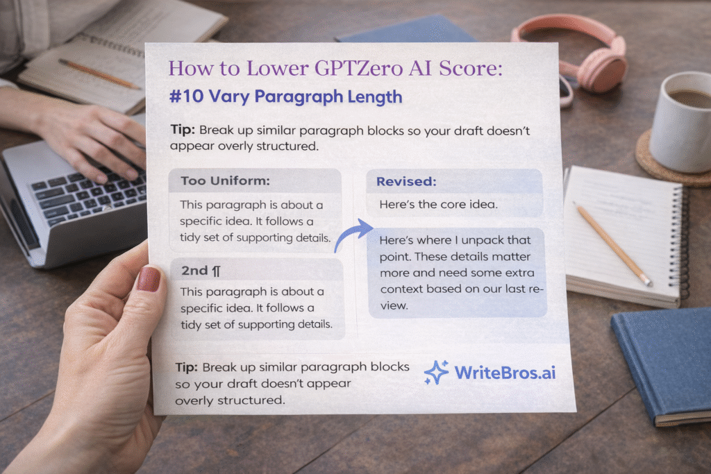 How to Lower GPTZero AI Score