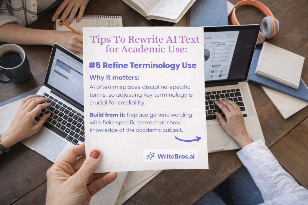 How to Rewrite AI Text for Academic Use